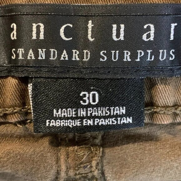 Sanctuary Women's Mid Rise Cotton Stretch Straight Leg Cargo Pants Size 30‎ - Picture 8 of 14